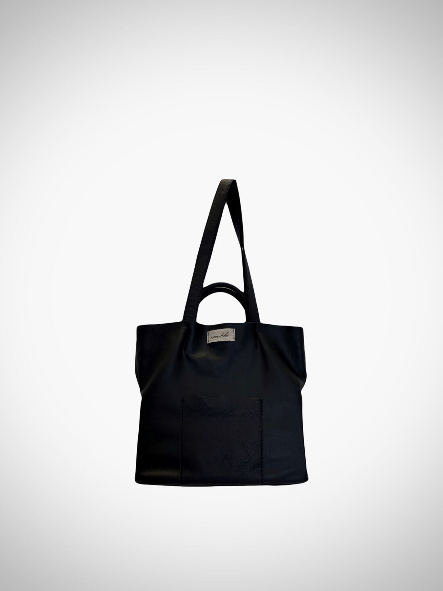 Handmade tote leather bag